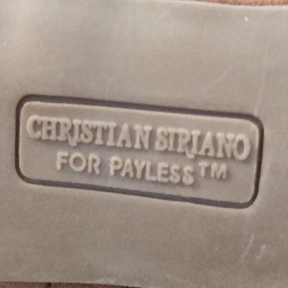 Christian Siriano For Payless heel sandals tassel brown suede women's size 8 - Picture 14 of 14